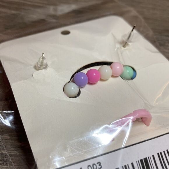 Pastel Rainbow Unicorn Jewelry Set - Picture 2 of 6